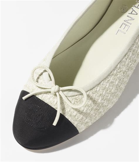 chanel ballerina tweed|the Chanel ballet flat.